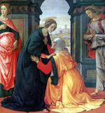 欧洲12-19世纪油画六_GHIRLANDAIO, Domenico - Visitation
